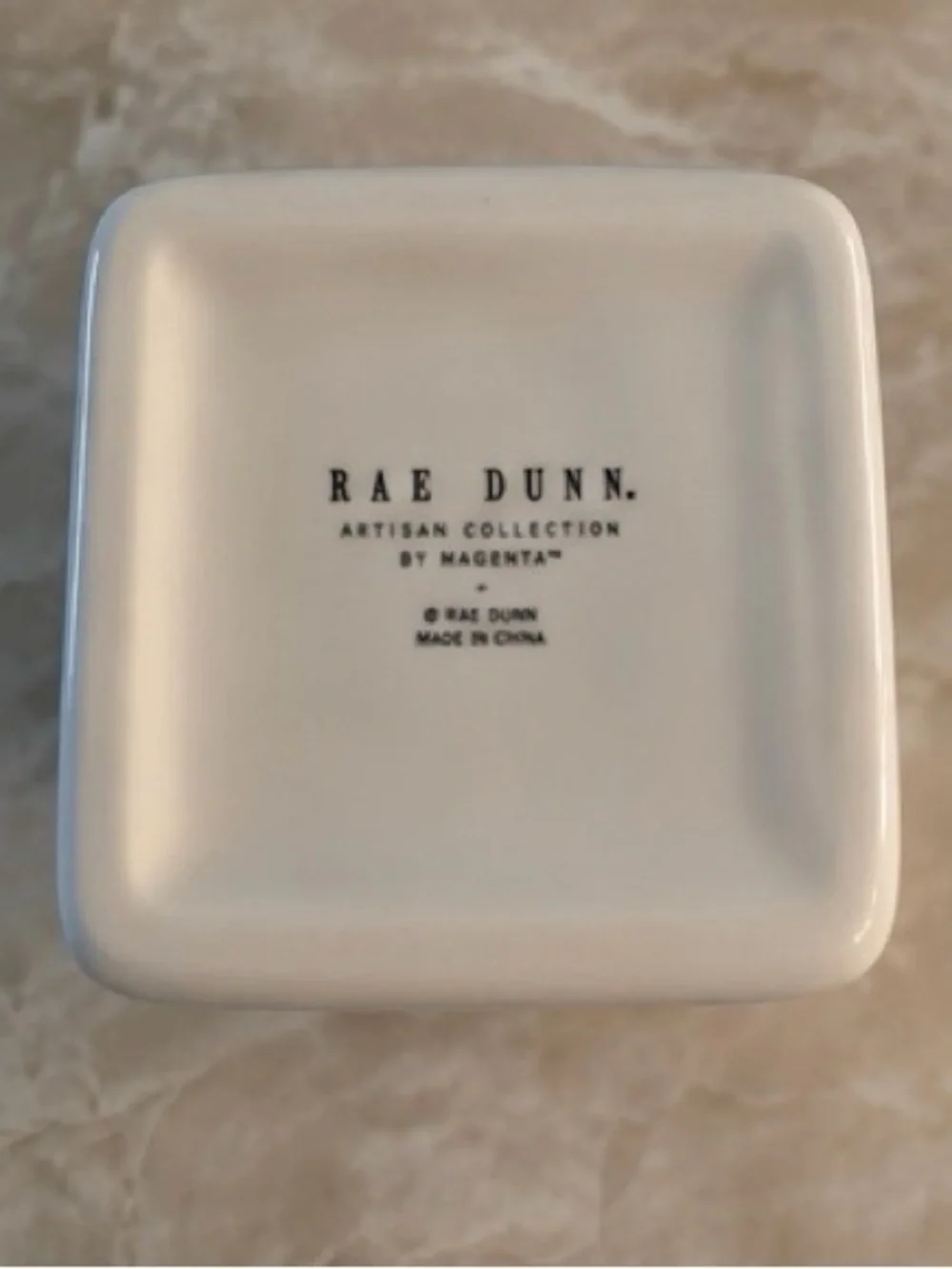 Rae Dunn “FLAWLESS” Makeup Brush Holder | White Ceramic Vanity Organizer